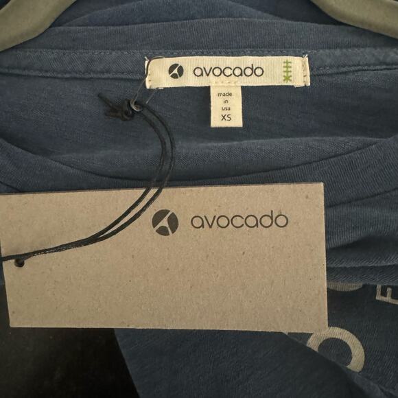 Avocado Motivational Lightweight Tee in Blue - Picture 4 of 4